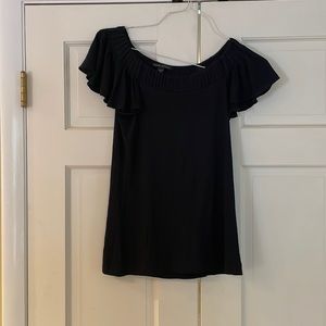Banana Republic Black knit top.  XS